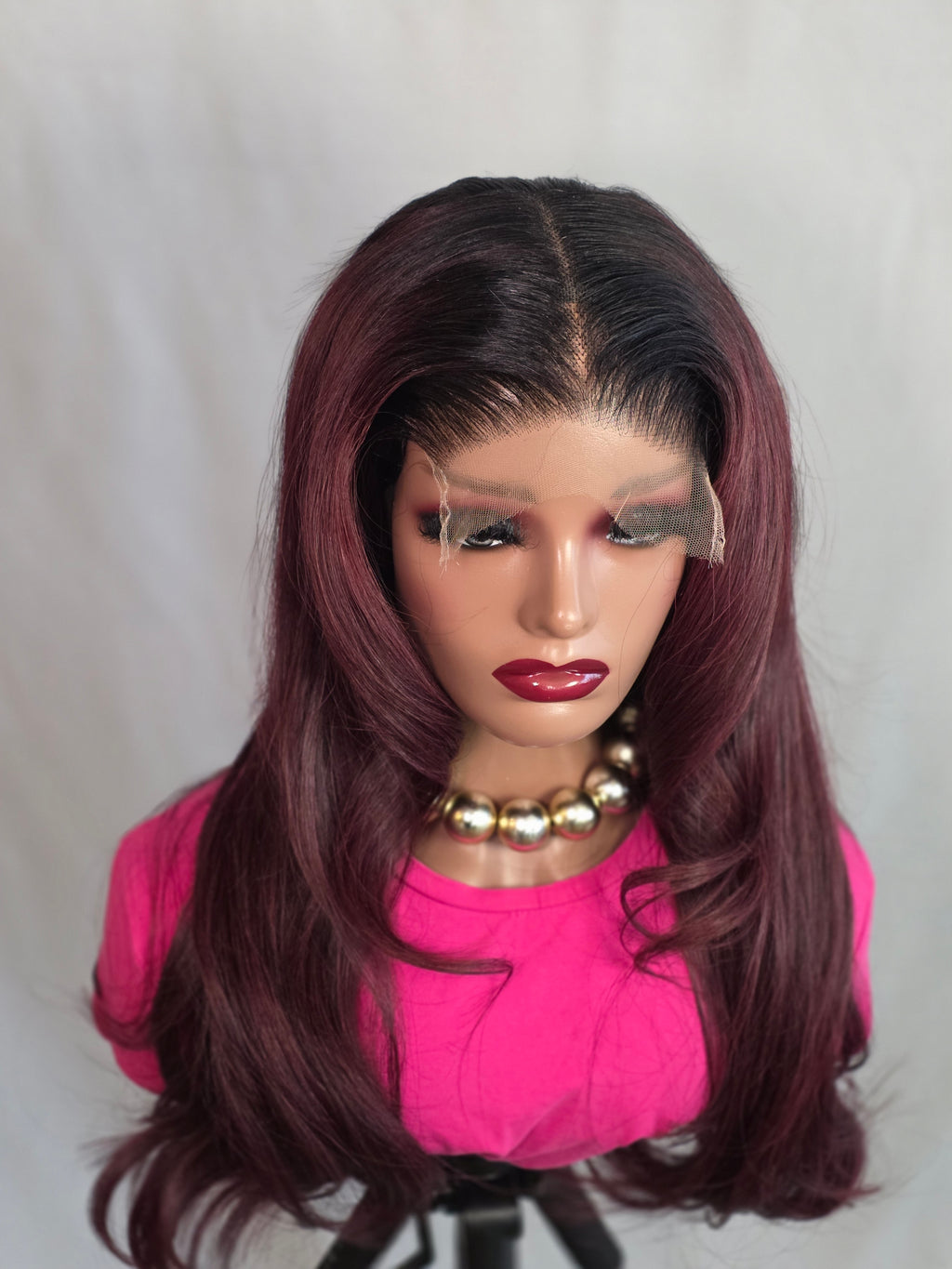 Burgundy Raw Hair